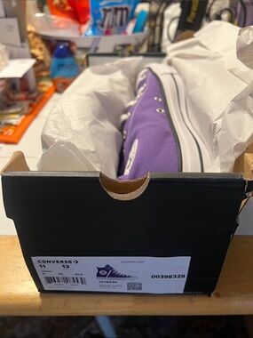 Converse Purple Low-Top Canvas Sneaker